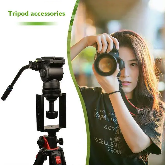 Alt view image 3 of 3 - 65mm 75mm Half Ball Flat To Bowl Adapter Converter Riser Half Ball Flat Bowl Type Converter Adapter for Camera Tripod Fluid Head