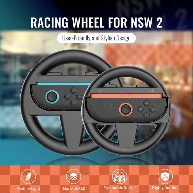 Alt view image 3 of 3 - Accessories Bundle Kit with Carrying Case 15 In 1 Gift Kit Steering Wheel Handle Charging Base Bracket for Games Accessories