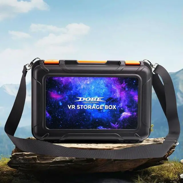 Alt view image 2 of 3 - Hard Carrying Case Hard Travel Case Explosion-proof Travel Shoulder Bag Waterproof for Quest 3S/Quest 3/Quest 2