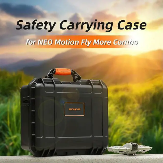 Alt view image 3 of 3 - Safety Carrying Case Waterproof Handbag Travel Bag for Neo Drone and Batteries Accessories