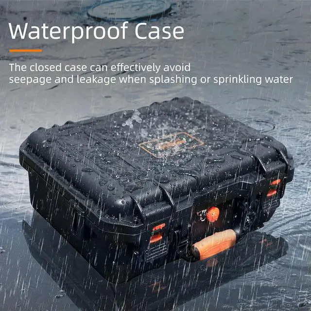 Alt view image 2 of 3 - Safety Carrying Case Waterproof Handbag Travel Bag for Neo Drone and Batteries Accessories