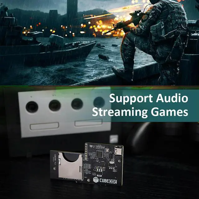 Alt view image 2 of 3 - CUBEODE V1.2 Optical Drive Emulator Upgraded Plug and Play Game Console Optical Drive Emulator for NGC GameCube DOL-001&DOL-101
