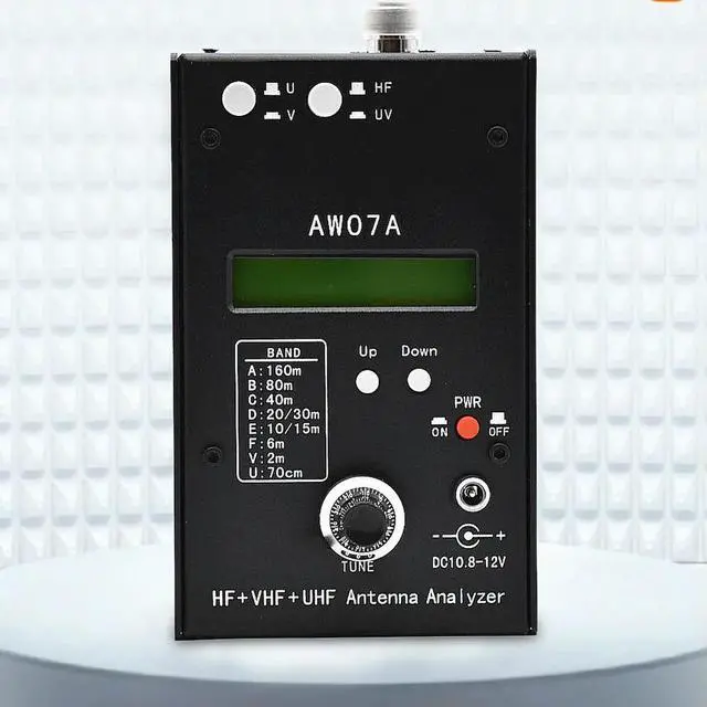 Alt view image 2 of 3 - HF/VHF/UHF AW07A 1.5-470MHZ 160 M Impedance SWR Antenna Analyzer Measure Tool RF Impedance Antenna Analyzer with 1.0 To 9.99 SWR