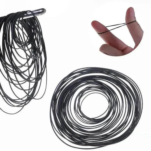 Alt view image 3 of 3 - 50Pcs/bag 1mm Width Universal Mix Cassette Tape Machine Belts Assorted Common Flat Rubber Belt 45-130mm for Recorder Walkman DVD