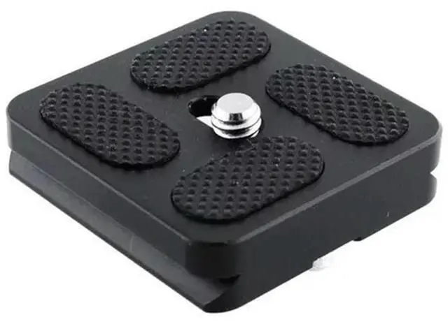 Main image of DSLR Camera Ball Head Tripod Adapter Mount Quick Shot Clip Plate 1/4inch Screws D-Rings Quick Release Plate PU40