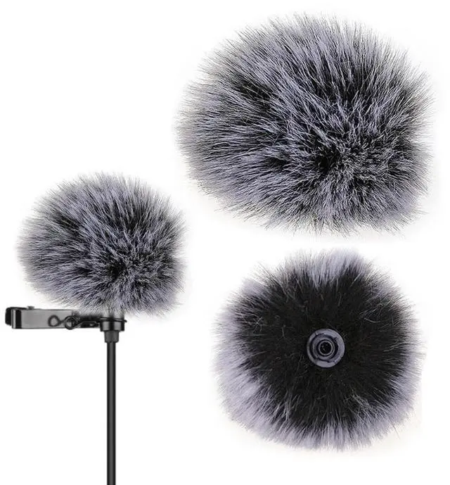 Alt view image 2 of 3 - Outdoor Microphone Windscreen Wind Muff Pop Filter Universal Lavalier Mic Windshield For MIC wireless microphone Cover