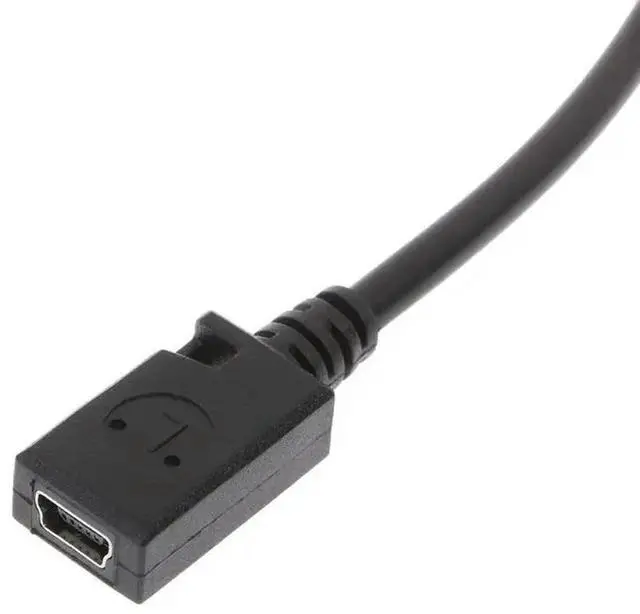 Alt view image 2 of 3 - Mini USB Female to Micro USB Male 8 pin to 5 pin Connector Adapter Charging Data Sync Cable for Phones Tablet PC MP3/ MP4