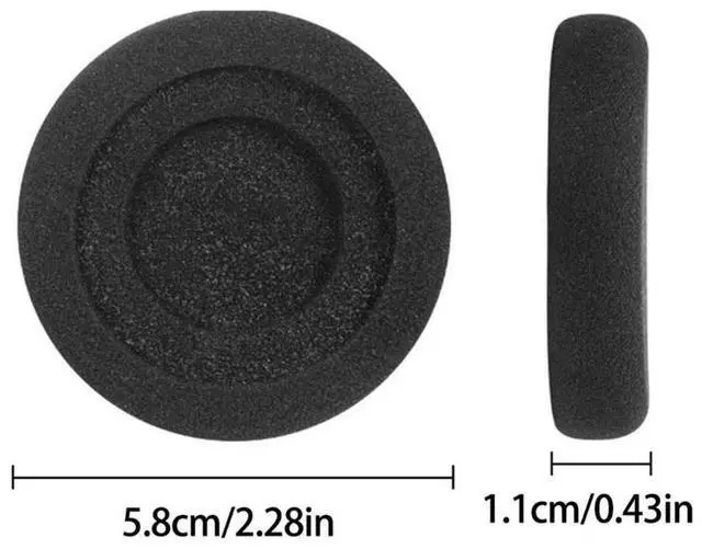 Alt view image 3 of 3 - Foam Ear Pads Replacement for Jabra evolve 20 20se 30 30II 40 Headphone Sponge Earpads Cover Ear Cushion