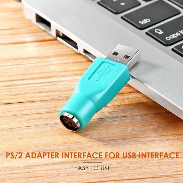 Main image of PS/2 Female to USB Male Adapter Converter Connector for Keyboard Mouse