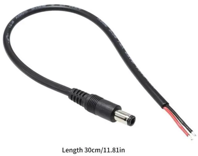 Alt view image 2 of 3 - DC Power Supply Cable 6.3x3.0mm to 2 Pin Cable wire Jack Charger charging Cord Extension Connector DIY for Computers Laptop