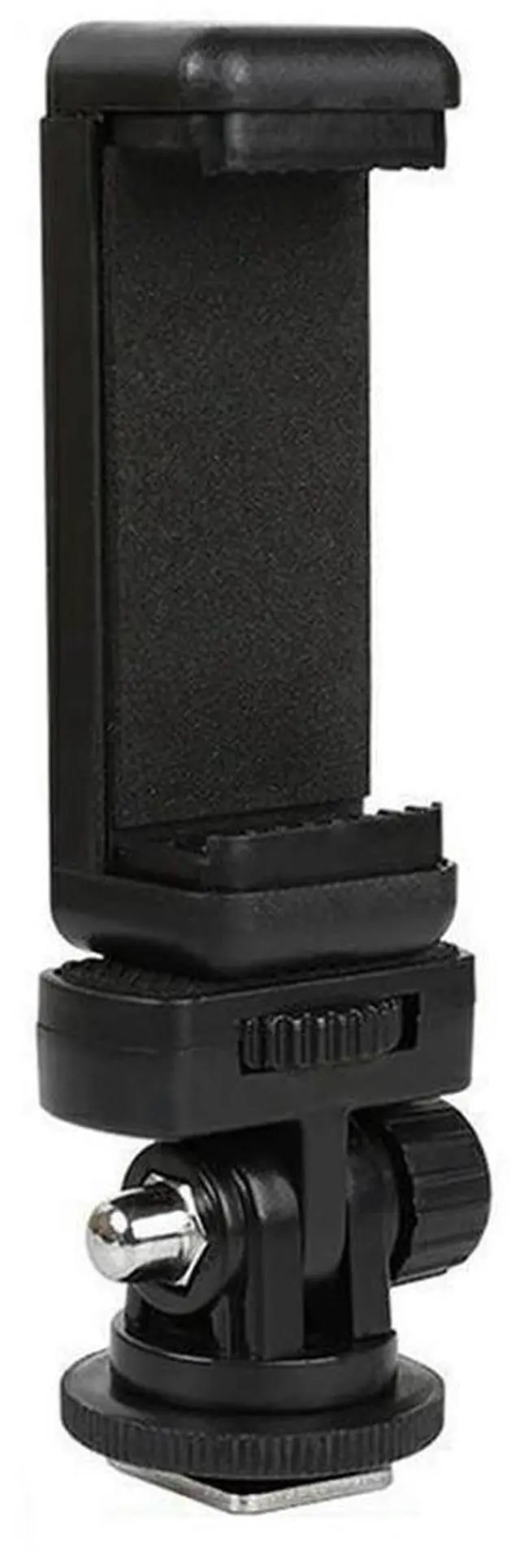 Alt view image 2 of 3 - Camera Hot Shoe Phone Tripod Mount Adapter 360° Rotation Camera Hot Shoe Phone Holder for DSLR Camera