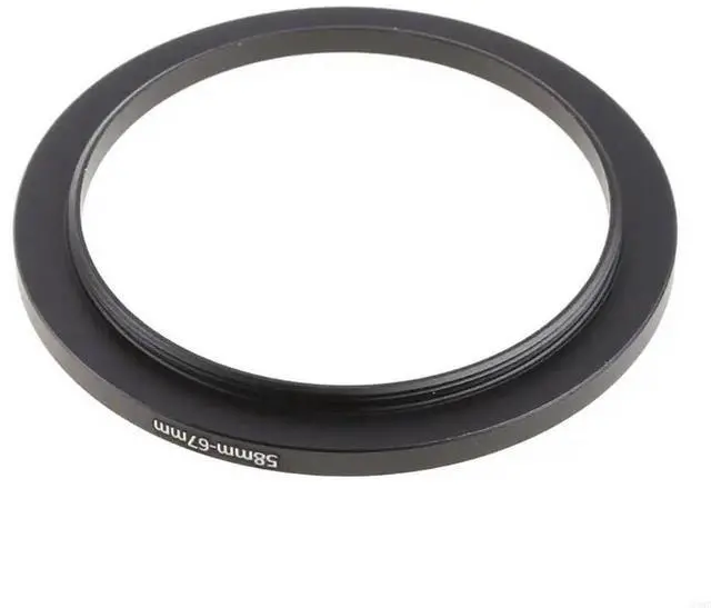 Alt view image 3 of 3 - Camera Lens Filter Adapter Ring Step Up Ring l 58mm-67mm UV ND CPL Lens Hood