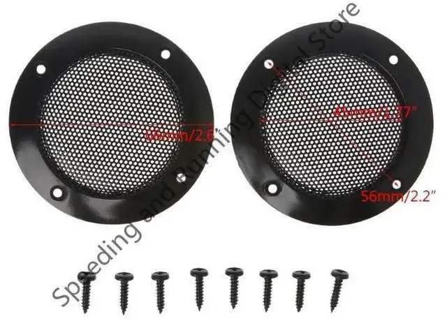 Main image of 2PCS 2inch Speaker Cover Tweeter Grill Mesh Mesh Protection Grids Speakers Loudspeaker DIY Accessories