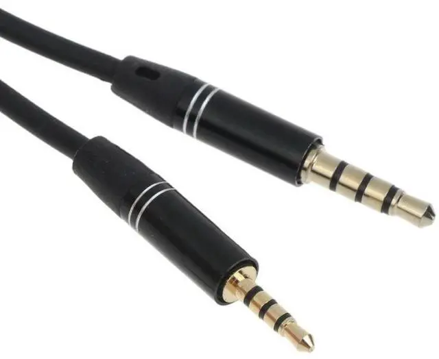 Main image of 3.5mm to 2.5mm Audio Cable Connector 4 Pole TRRS 3.5mm Jack Male to 2.5mm TRRS Male Headphone Stereo Audio AUX Cable