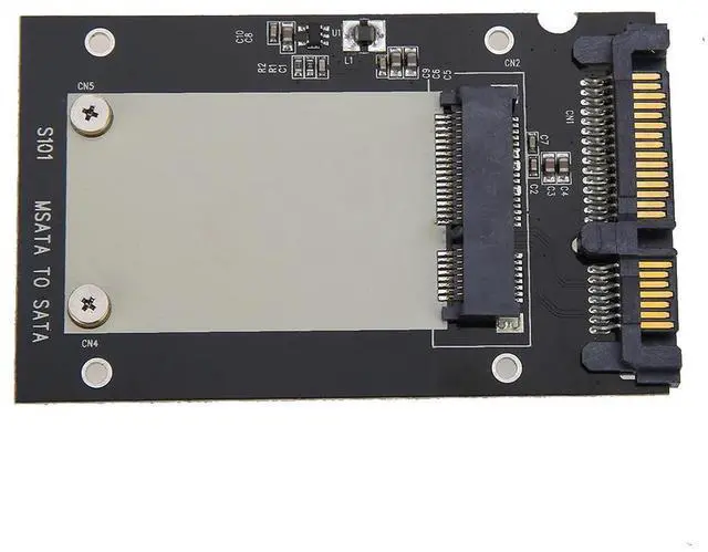 Alt view image 2 of 3 - MSATA SSD to 2.5in SATA Convertor Adapter Card Computer Transition Card