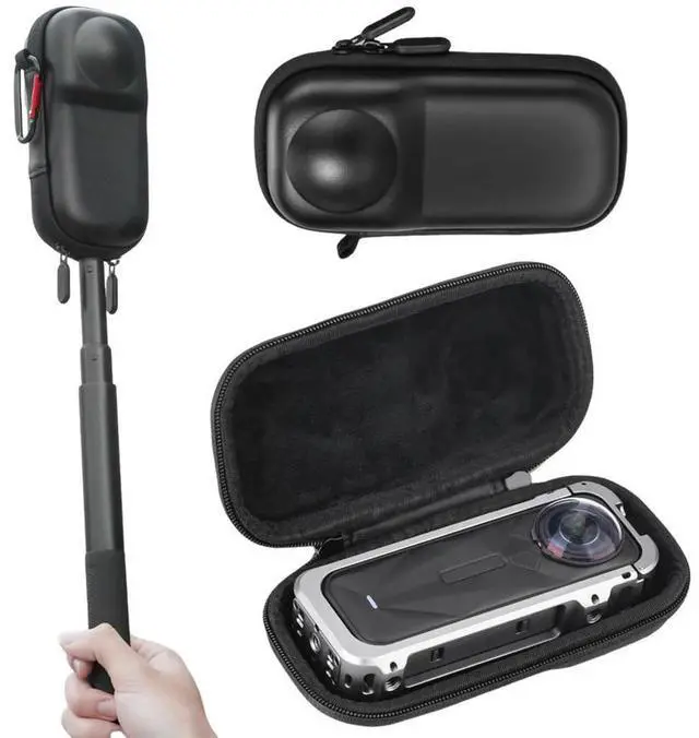 Alt view image 2 of 3 - Protective Carrying Case Bag Hard Shell Travel Case Portable Camera Bag for X5 Accessories
