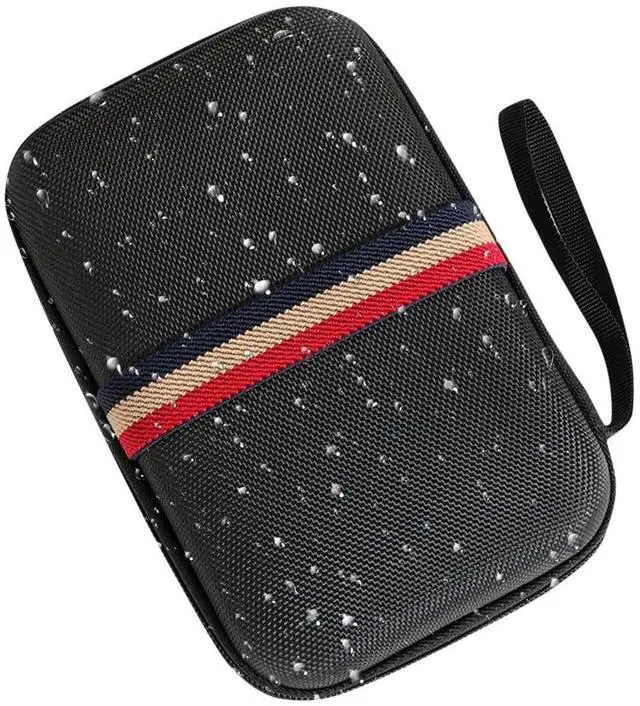 Alt view image 3 of 3 - Portable Carrying Case Shockproof Carrying Bag Anti-Scratch Zipper Handbag for Anbernic RG Cube Retro Handheld Game Console