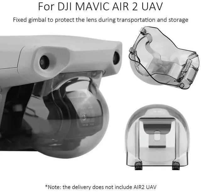 Alt view image 2 of 3 - Gimbal Protector Guard Anti-collision Gimbal Lens Protector Lens Protective Cap for Mavic Air 2 Drone Accessories