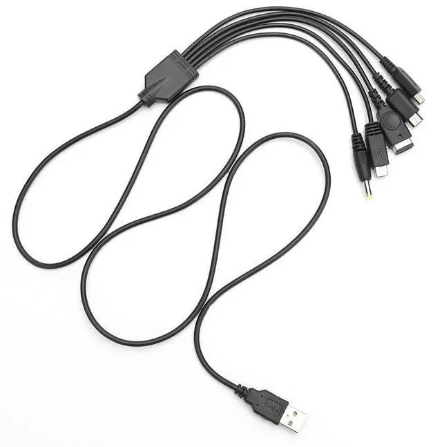 Alt view image 3 of 3 - Hot Sale USB Charger Cable Multi-function 5 in 1 USB Charger Cable Replacement Fit for Nintend 3DS XL NDSLite NDSI LL