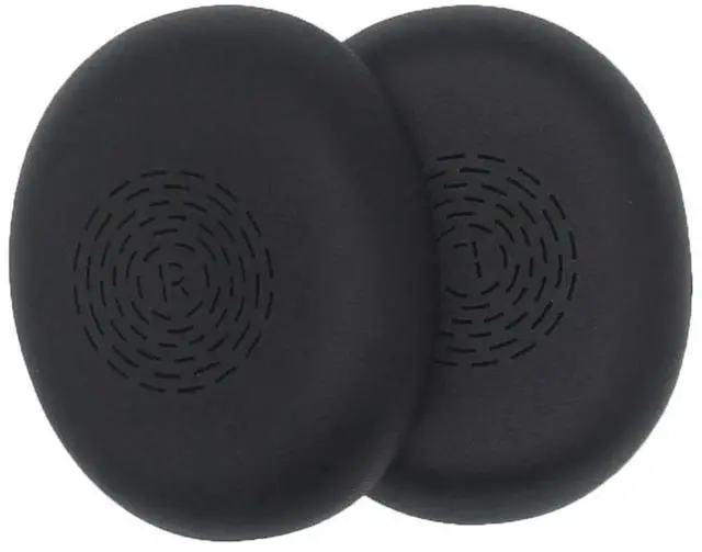 Alt view image 3 of 3 - Replacement Ear Pads Cushions Protein Leather Ear Cushions Soft Foam Cushion Cover for Jabra Evolve2 65UC/65 Flex Headphones
