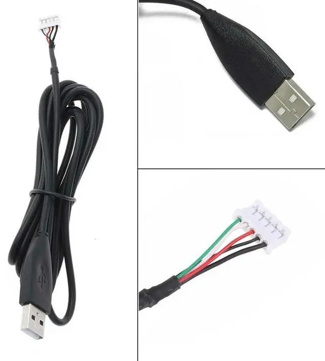 Alt view image 2 of 3 - 2m USB Mouse Cable For MX518 MX510 MX500 MX310 G1 G3 G400 G400S Mouse Line Replacement Repair Parts