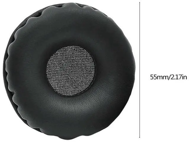 Alt view image 2 of 3 - 1Pair Replacement Leather Foam Ear Pads Ear Cushion Cover Earpads for Plantronics Blackwire 500 SC310M C320 C320M Headphones