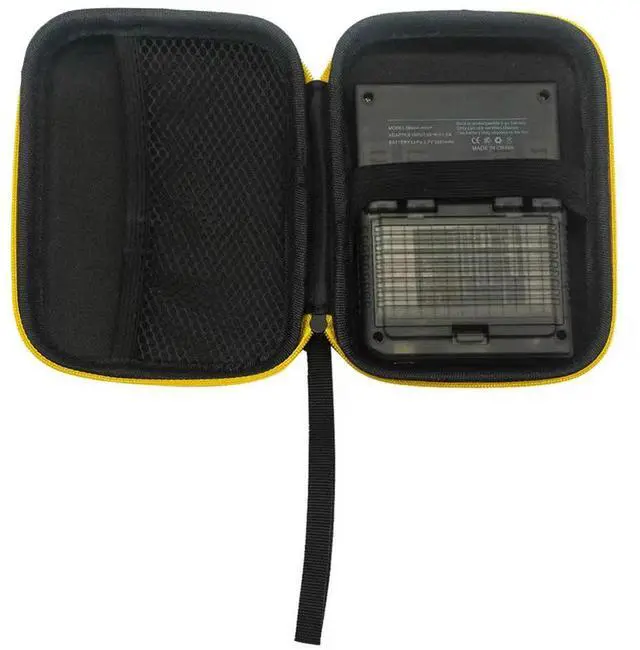 Alt view image 3 of 3 - EVA Carrying Case Dustproof Game Console Protection Bag Waterproof with Lanyard for Miyoo Mini/miyoo Mini+/RG35XX/RG353V/RG353VS