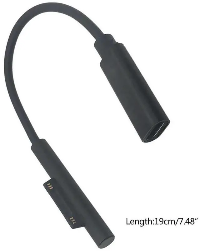 Alt view image 2 of 2 - for Surface Connect to Type C PD Fast Charging Cable 15V 3A 45W Compatible for Surface Pro 8/7/6/5/4/3 Go3/2/1 Laptop4/3/2/1