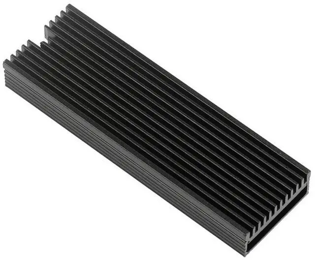 Alt view image 2 of 3 - M.2 NVMe SSD Cooling Heat Sink with Thermal Pad Solid State Hard Disk Cooler Heat-resistance Computer Accessories for M.2 2280