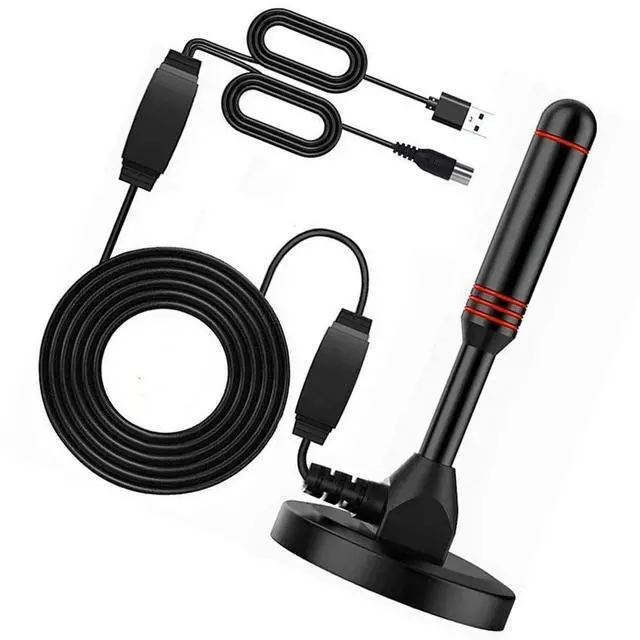 Alt view image 2 of 3 - Indoor Outdoor Digital HD Aerial Quick Response HD Digital TV Antenna 30DBI Outdoor Aerial Set with Amplifier DVB-T2