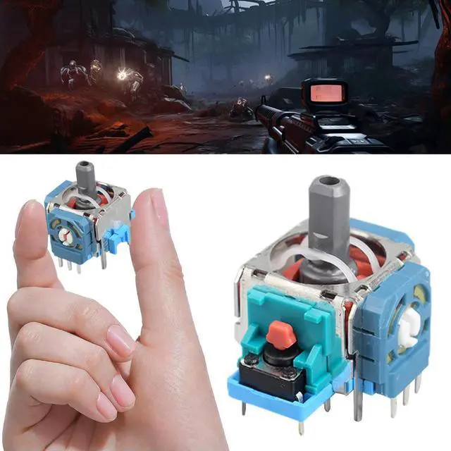 Alt view image 2 of 3 - 2Pcs Replacement 3D Analog Joystick for Wireless Controller Analog 3D Joysticks Replacement for 5 Controller