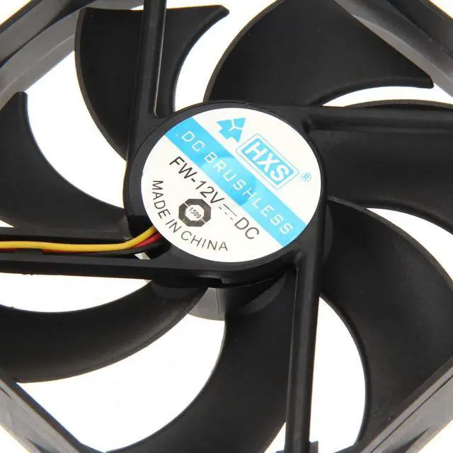 Alt view image 3 of 3 - 120mm PC Computer Case Cooling Fan 12V 3Pin Portable Computer Case Cooler 1300RPM PC CPU Cooling Cooler Fan Radiator Fan for PC
