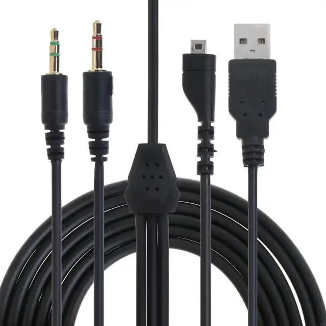 Main image of USB 3.5mm Mic Audio Cable Headphones Cable Wire Repair Parts for SteelSeries Arctis 3 5 7 Pro Headphones Headset