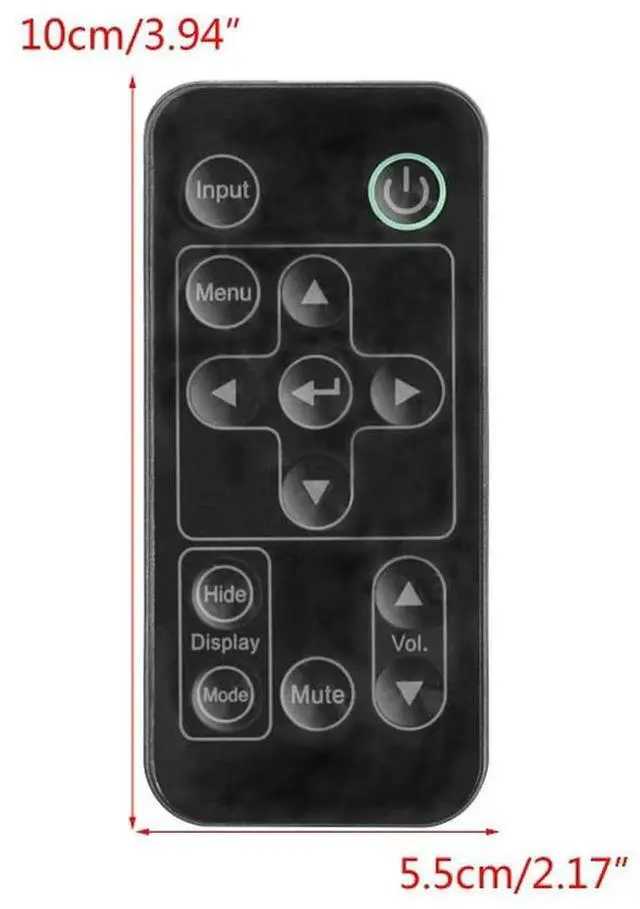 Alt view image 2 of 3 - Replacement Remote Control for Projector UF55 UF60 UF65 UF75 40wi 60wi UF55w UF65 UF75w UF70 UF70w Wireless Media Player