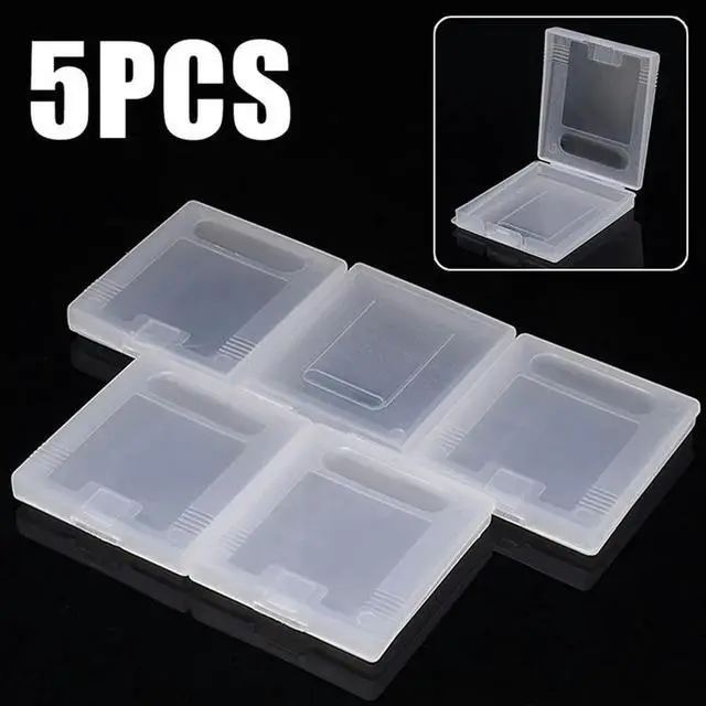 Alt view image 2 of 3 - 5Pcs Dust Cover Protective Game Cartridge Case Box Transparent Anti Dust Cover for Nintendo Game Boy Color Pocket GBC GBP