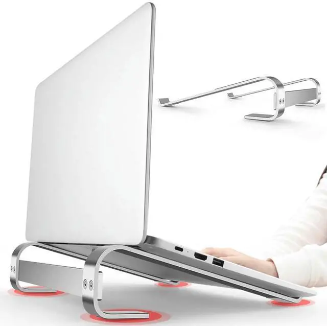 Main image of Desk Laptop Stand Aluminum Alloy Computer Stand Anti-Slip Ventilated Support Portable Holder for 10-18inch Laptop
