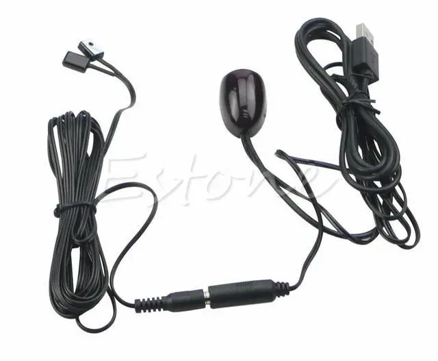 Alt view image 2 of 3 - 1 PC For 1 Receiver 2 Emitters Repeater Hidden Infrared Remote IR Extender System Kit