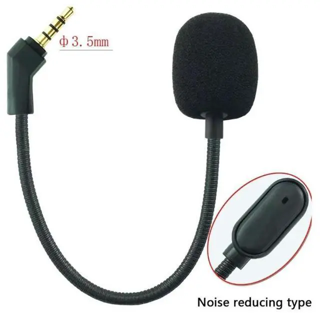 Alt view image 2 of 3 - Replacement 3.5mm Game Mic Detachable Microphone Boom For ROG Theta 7.1 Gaming Headsets Headphones