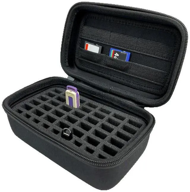 Alt view image 2 of 3 - USB Flash Drive Case SD Card USB Case Dustproof USB Flash Drive Bag Shockproof Electronic Accessories Organizer