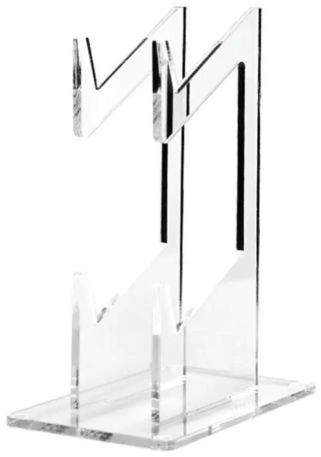 Alt view image 2 of 3 - Double-deck Gamepad Holder Space Saving Acrylic Game Controller Bracket Mount Accessories Gamepad Headset Stand for PS4/PS3/Xbox