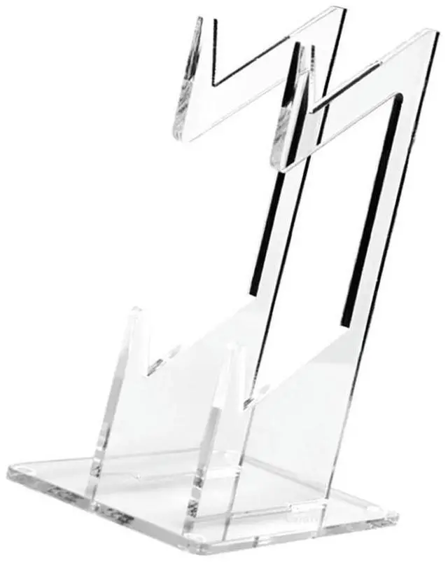 Alt view image 3 of 3 - Double-deck Gamepad Holder Space Saving Acrylic Game Controller Bracket Mount Accessories Gamepad Headset Stand for PS4/PS3/Xbox