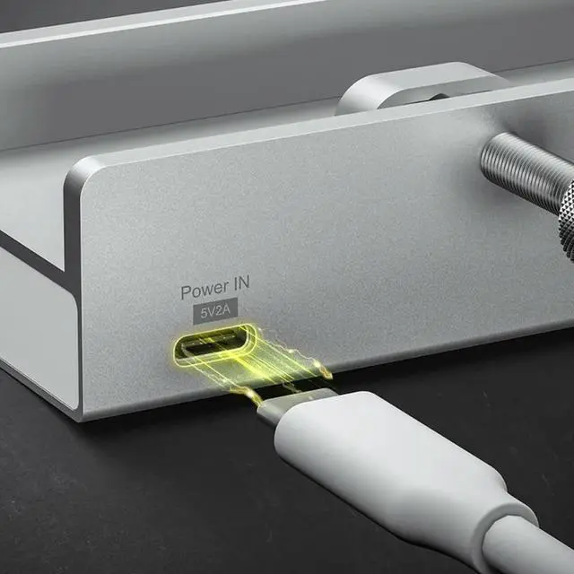 Alt view image 3 of 3 - 10Gbps HUB USB3.1 Splitter Adapter USB Type C Ports Universal External Multi Clip Dock For Macbook Desktop PC Accessories