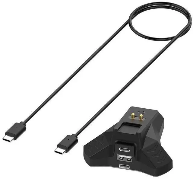 Alt view image 2 of 3 - Wireless Mouse Charger with Charging Cable Charging Dock for DeathAdder V2 Pro/Naga Pro/Viper Ultimate/Basilisk Ultimate