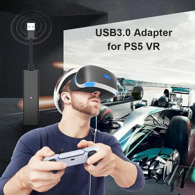 Alt view image 3 of 3 - for VR Adapter LED Indicator VR Cable Adapter for VR Somatosensory Game Console Mini Camera Connector