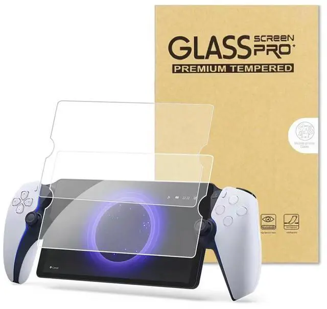 Main image of 2 Pack Screen Protector 9H Hardness Tempered Film Tempered Glass for Portal for Portal Remote Player 8 in 2023