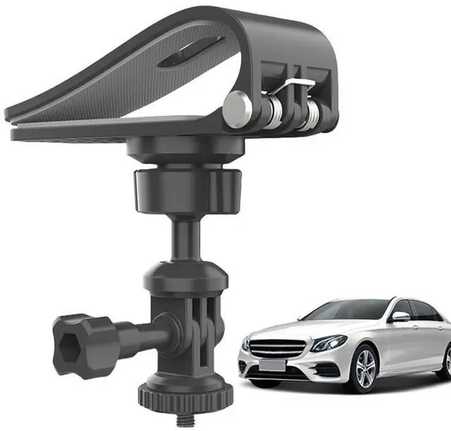 Main image of Expansion Adapter Mount 360 Rotation Car Sun Visor Action Camera Mount Bracket 1/4 Inch for Osmo Pocket 3 Action 4 X3