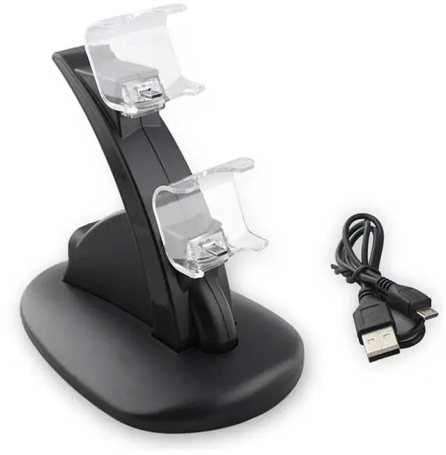 Alt view image 2 of 3 - For Dual Controller Charging Dock Dual Fast Charger Charging Station for Gamepad Controller
