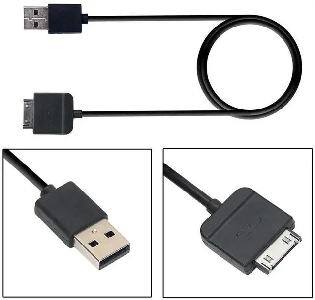 Alt view image 2 of 3 - USB Charger Data Cable Tablet USB Charging Cable Sync Data Charge Wire Cord for Xperia Tablet SGPT121 SGPT122 SGPT132