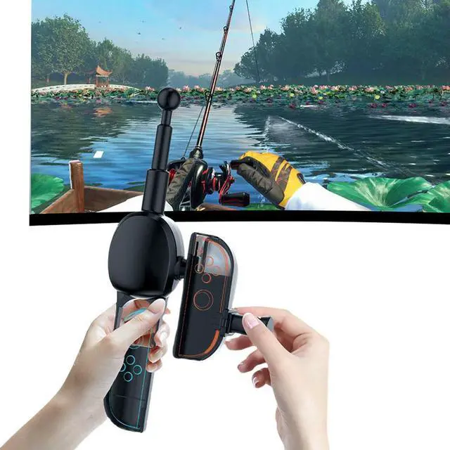 Main image of Fishing Rod for Nintendo for Switch 2 Joy-Con Fish Game Kit Game Handle Grip Handle Stand Holder for Bass Pro Shops-The Strike