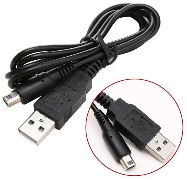 Alt view image 2 of 3 - 100CM USB Charger Cable USB Data Charger Charging Power Cable Cord USB Data Cable Charger Cable for Nintendo 2DS 3DS 3DS XL